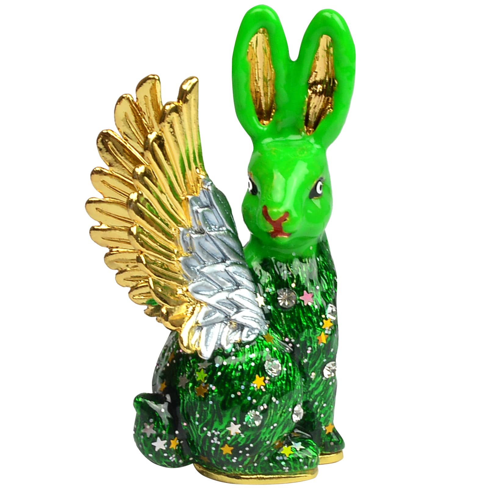Juanxian Feng Shui Sky Rabbit Ornaments Rabbit Statue Brings Harmony,Love and Romance