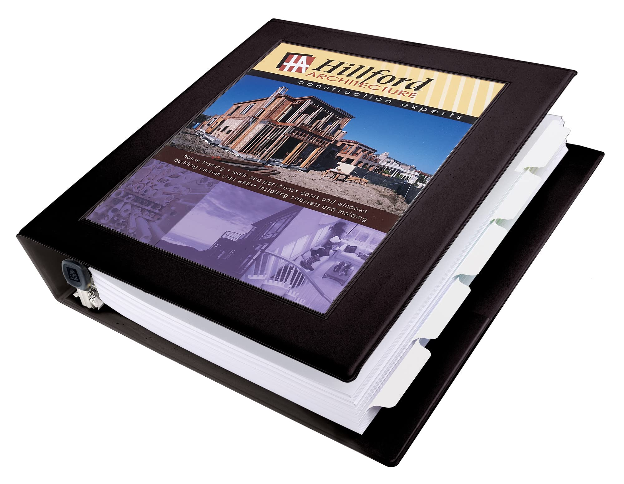 Avery Heavy-Duty Framed View 3-Ring Binder, 1.5" EZD Rings, 1 Black Binder (68058)