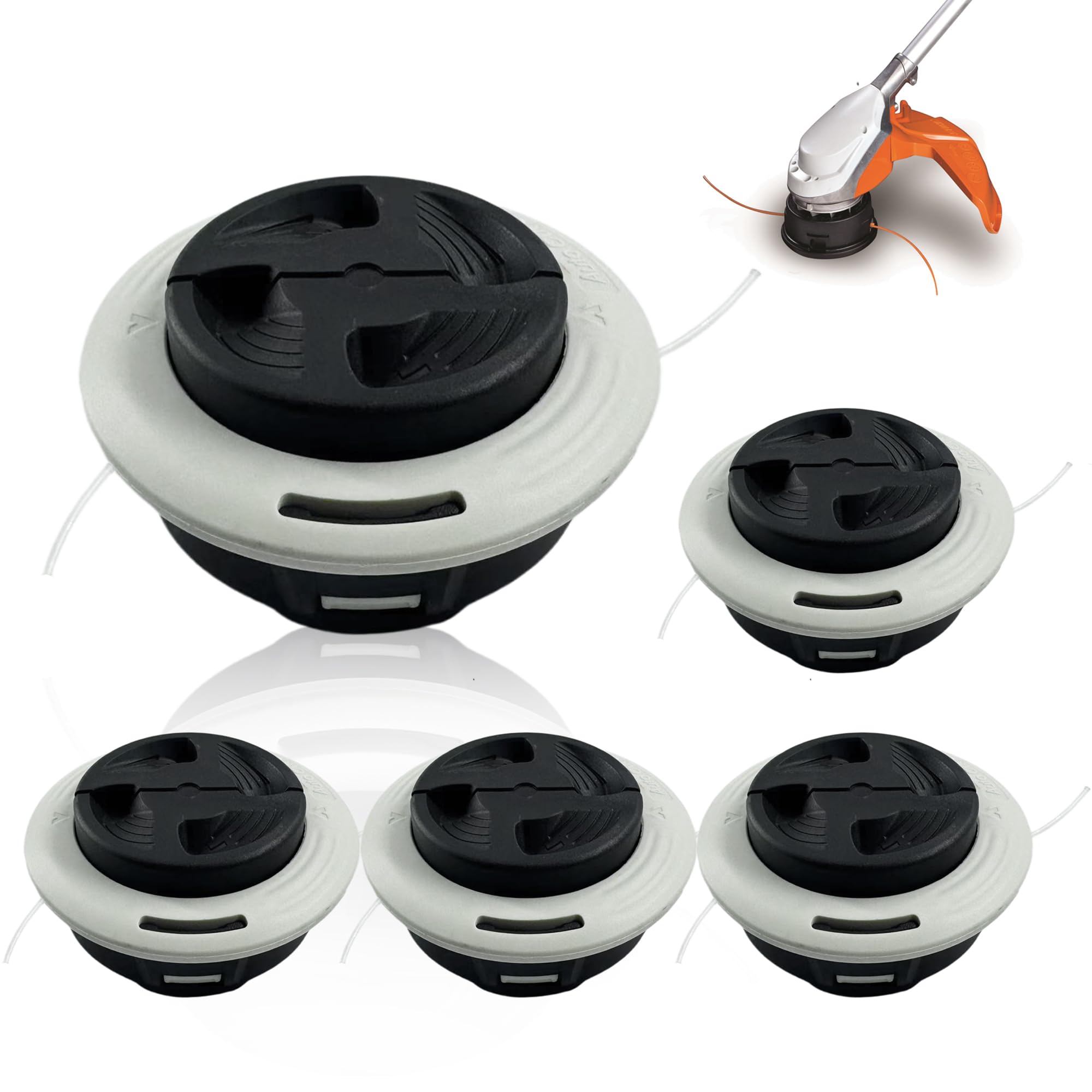 Photo 1 of 5pcs C26-2 Trimmer Head 4002 710 2169 Compatible with Stihl FS55 FS55R FS56 FS56RC FS70 FS70R FS80 FS85 FS90 FS90R FS91 FS91R FS94 FS94R FS110 FS111R FS111RX FS120 FS130