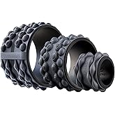 FitBeast Back Roller, Back Wheel Foam Roller - Targeted Muscle Roller for Deep Tissue Massage, Back Stretcher