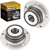 Nhsmgt 2 X 512319 Rear Wheel Bearing Hub Assembly for VW Jetta 2005-2018 | for Passat 06-10 &amp; 12-22, Golf 10-15, Tiguan 09-16, Beetle 2012-2019, for Audi Q3 2015-2018, for VW CC Eos GTI, 5 Lugs