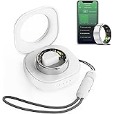 Aichiken Smart Ring Health Tracker, Sleep&Exercise Monitor Heart Rate,Blood Oxygen,Fitness Trackers for Man&Women -Long Lasting Batteries,Waterproof Sleep Tracking Wearable (Silver, 7)
