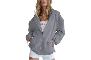 PRETTYGARDEN Women's 2026 Zip Up Y2K Hoodies Casual Long Sleeve Sweatshirts Fall Spring Track Jackets with Pockets