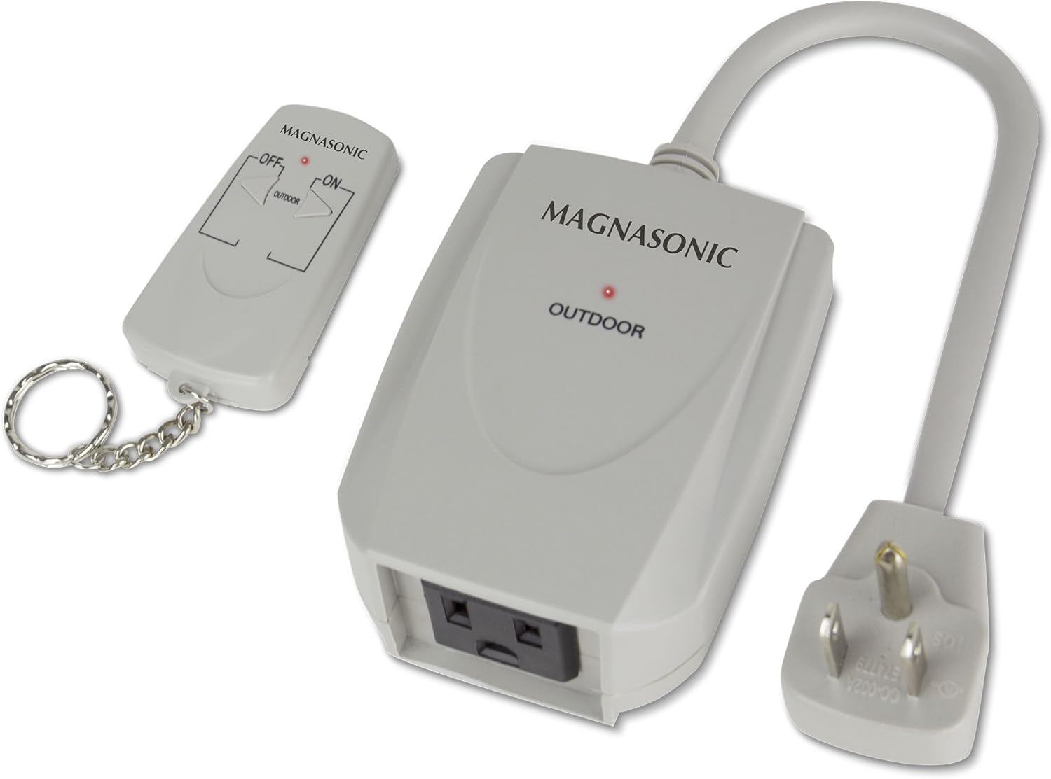 Magnasonic WRC101 Wireless Remote Control Home Automation Power Outlet