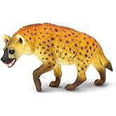 Safari Ltd. Hyena Figurine - Lifelike, Hand-Painted 4.25" Model Figure - Educational Toy for Boys, Girls &amp; Kids Ages 3+