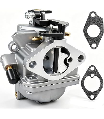 ZAMDOE Carburateur Moteur Bateau 4T 3.5-6HP – Pour Tohatsu/Mercury/Nissan, Remplacé 803522T1, Kit Joints+Durite+Filtres
