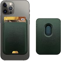 Porte-cartes Magnétique MagSafe Pour IPhone 12 à 16 - Cuir PU, Stocke 1 à 2 Cartes | Portefeuille Minimaliste Pratique