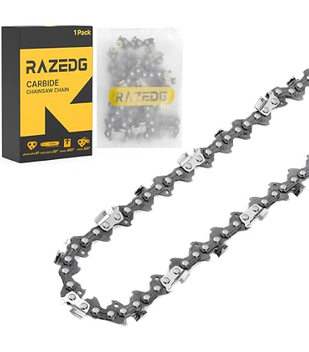 RazEdg 16 Inch Carbide Chainsaw Chain, 3/8