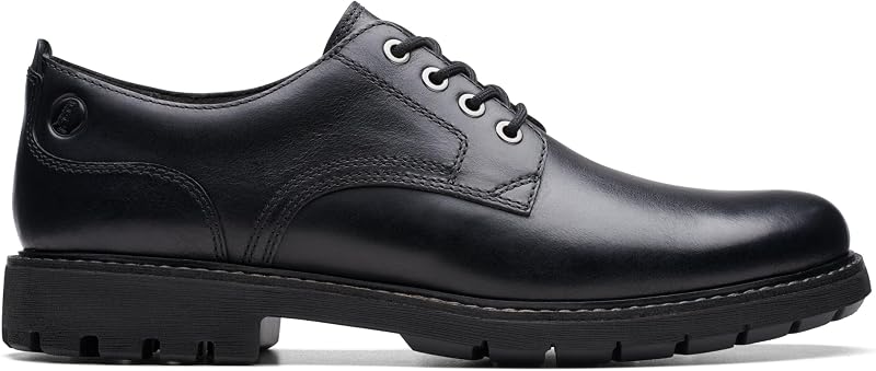 Batcombe Tie Mens Dark Tan Lea, 10