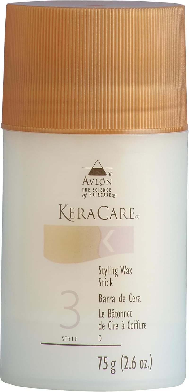KeraCare Styling Wax Stick 2.6oz Detail Control Texture Definition Hair Wax