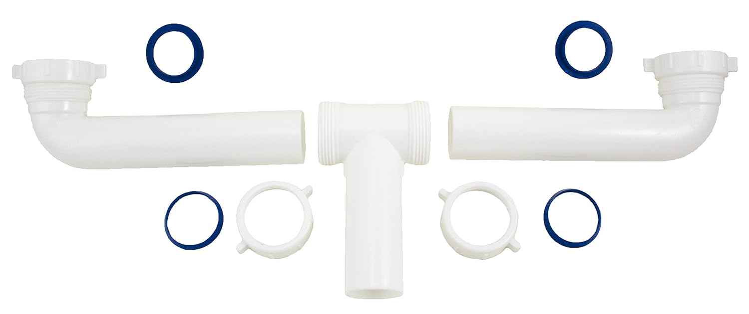 1-1/2" PVC CENTER OUTLET KITCHEN SINK WASTE- DIRECT CONNECT