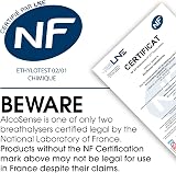AlcoSense European Travel Kit NF Breathalysers Headlight Deflectors UK Stickers view 6