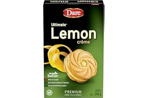 Dare Ultimate Lemon crème - Crunchy Sandwich Cookies with Real Lemon 290g Unit Pack