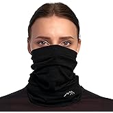 Merino.tech Merino Wool Ski Neck Gaiter - Face Mask Neck Warmer for Men & Women