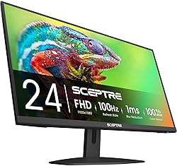 Sceptre New 24-inch Gaming Monitor 100Hz 1ms