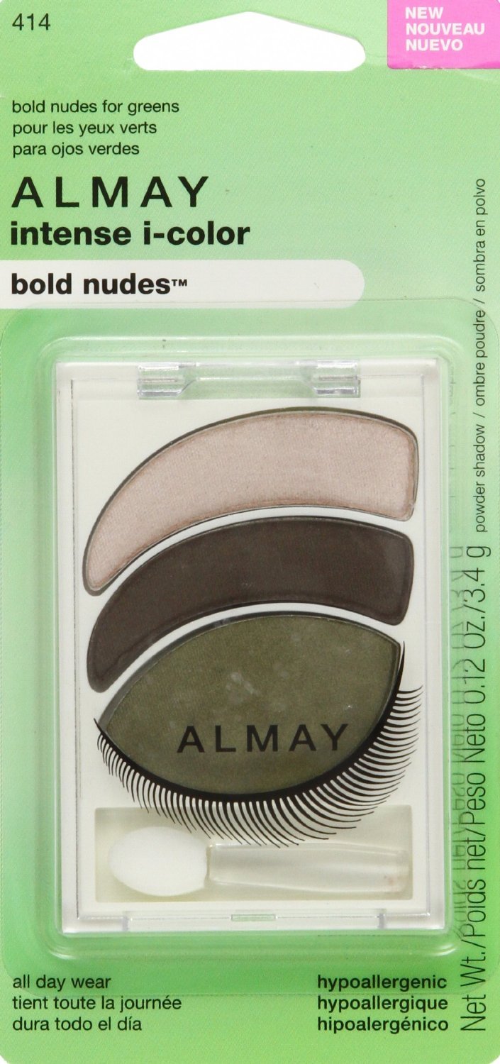 Amazon.com : Almay Intense I-Color Bold Nudes, For Green Eyes, 0.12 Ounce (2-Pack) : Beauty