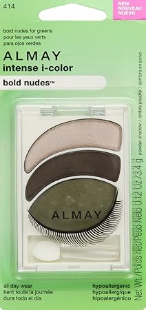 Amazon.com : Almay Intense I-Color Bold Nudes, For Green Eyes, 0.12 Ounce (2-Pack) : Beauty