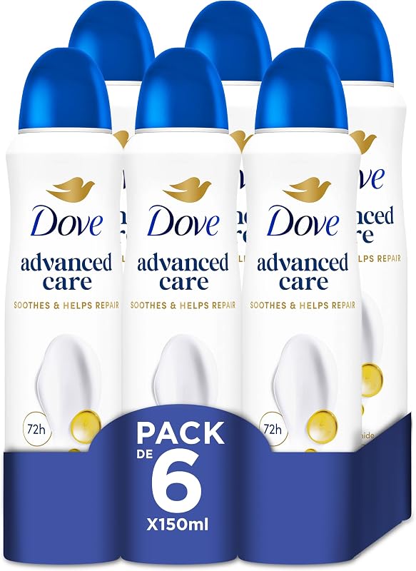 Advanced Care Desodorante Original Protección 72 horas Spray 150ml x6