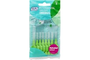 TePe Interdental Brush, Original, Green, 0.8 mm/ISO 5, 8pcs, Plaque Removal, efficient Clean Between The Teeth, Tooth Floss, 