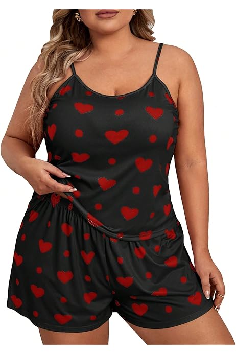 Plus Size Pijamas Mujer Talla Grande Verano Pijama Capri Mujer
