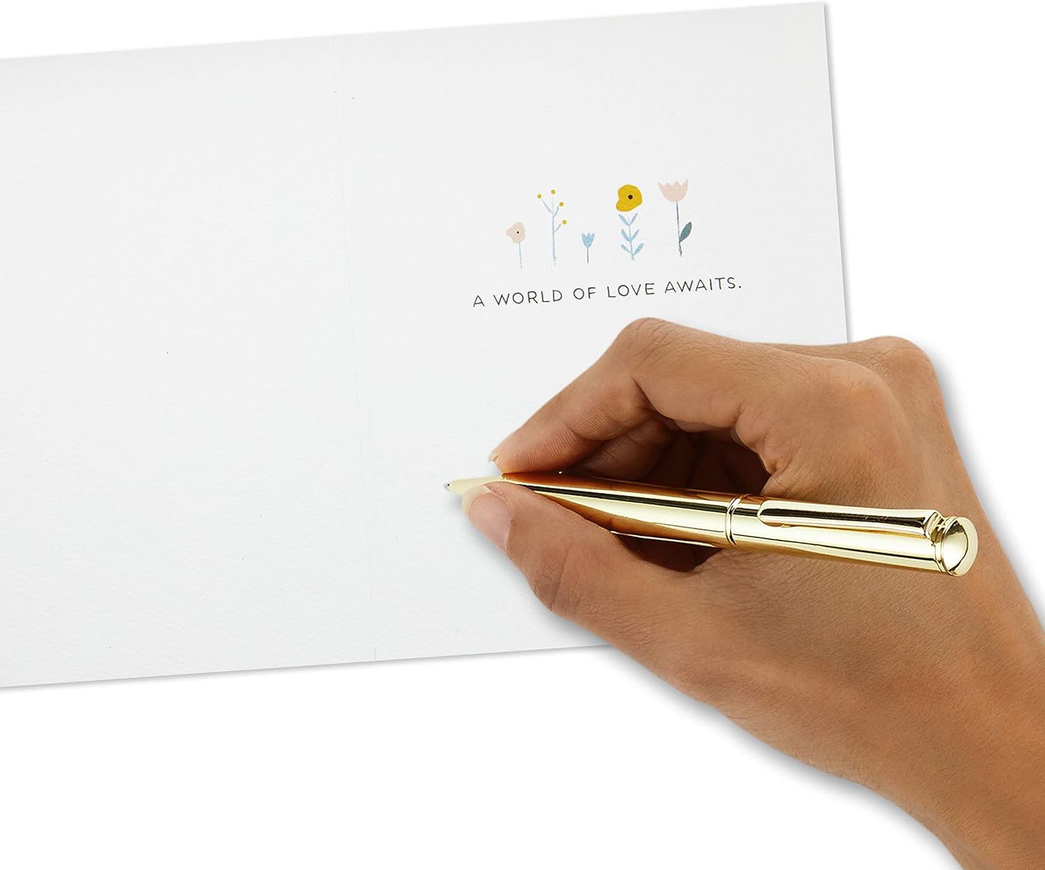 Hallmark Good Mail Baby Shower Card (Hello Little One) : Office Products