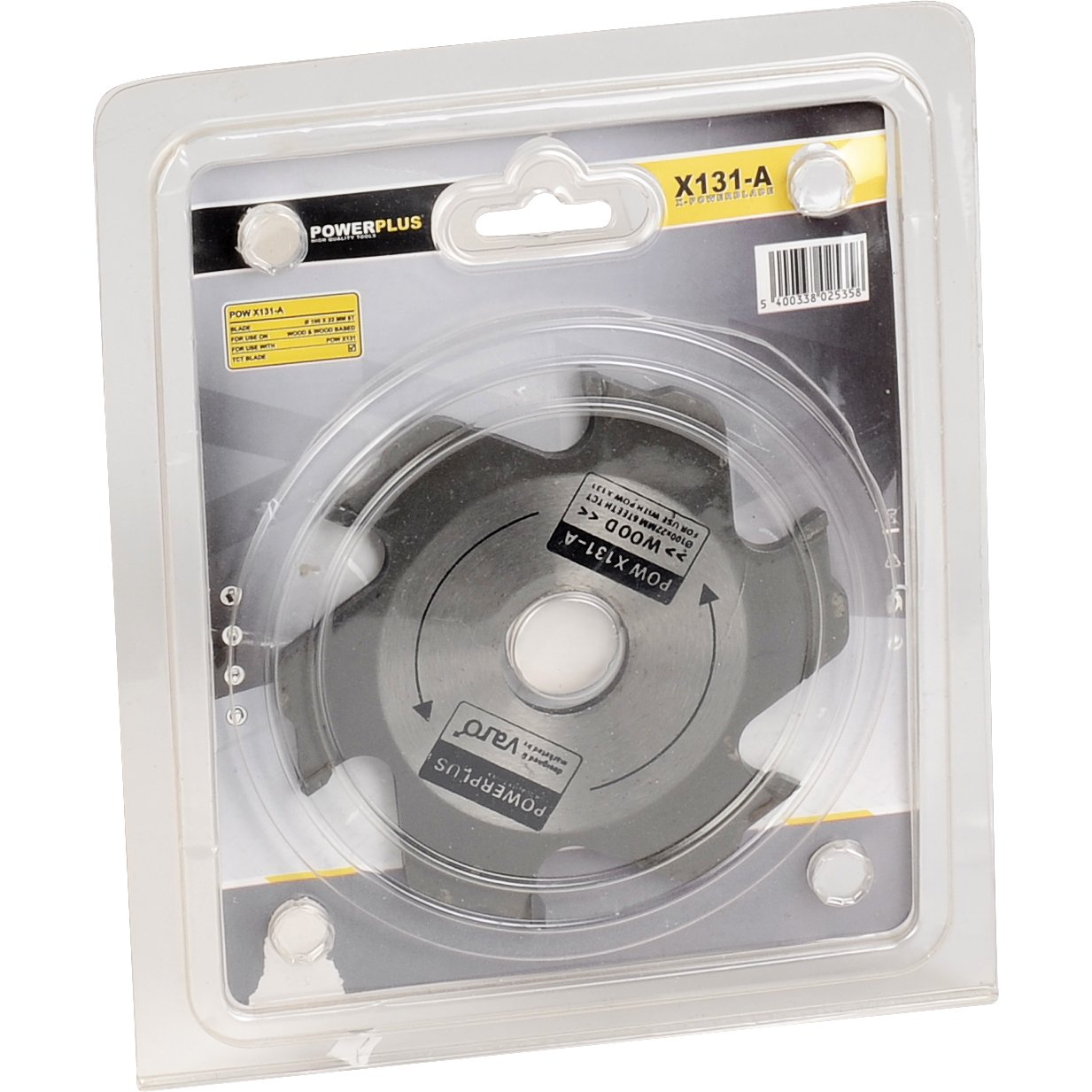 Spare Replacement Powerplus Biscuit Jointer TCT Blade POWX131A 100 x 22