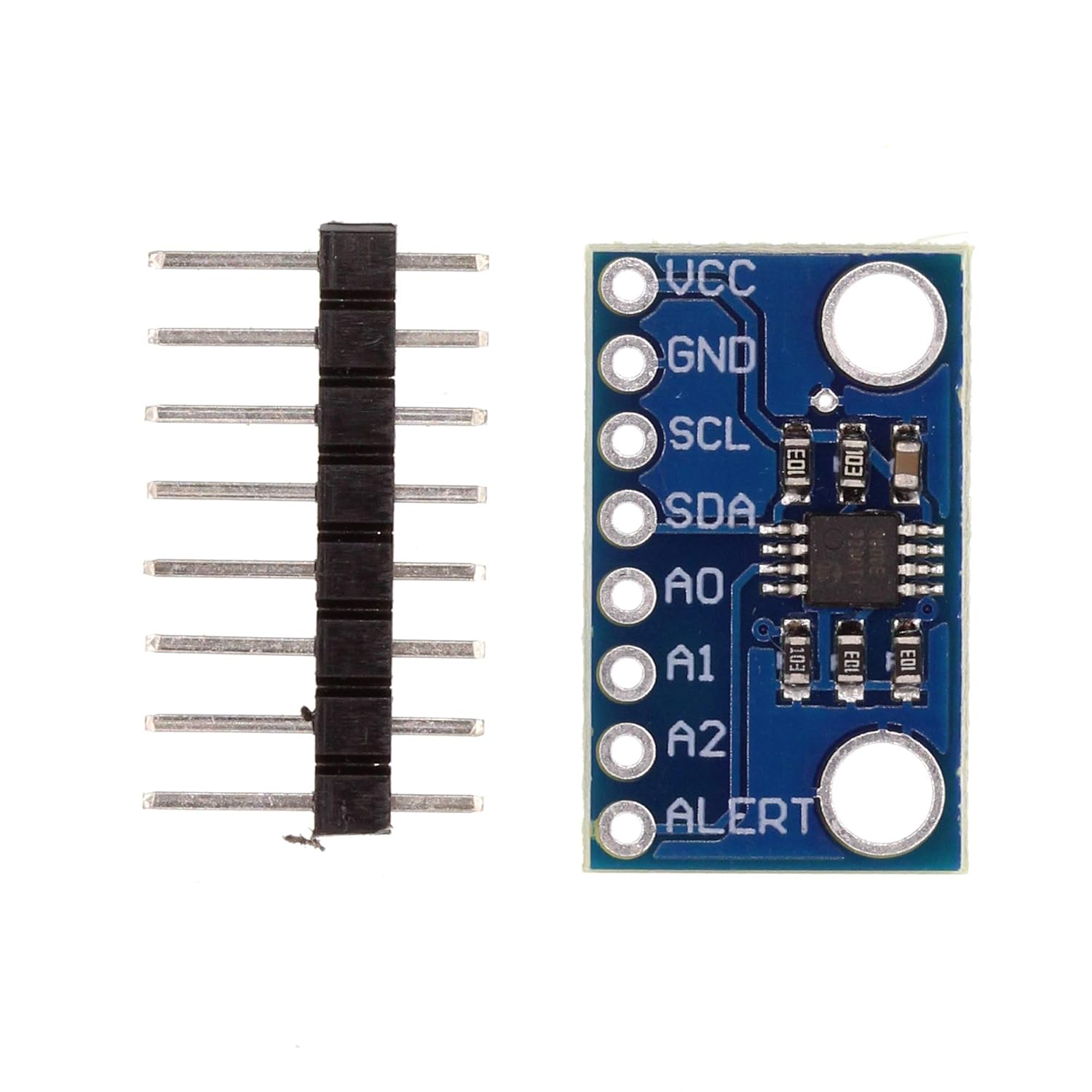 HUABAN High Accuracy Temperature Sensor MCP9808 I2C Breakout Board Module 2.7V5V Logic Voltage