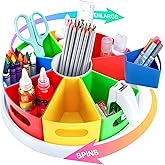 Tomkids Art Supply Organizer Classroom Organization and Storage Pen Holder Desk Organizer for Marker,Crayon,Homeschool Suppli