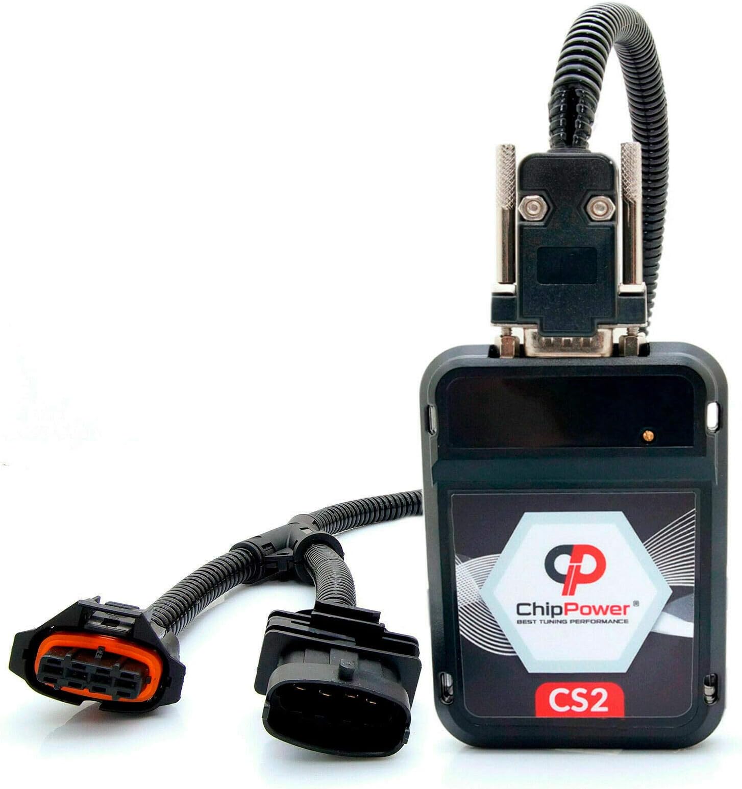 Chip Tuning ChipPower CS2 compatible with Golf Mk5 V 5 3.2 R32 2003-2009 Tuningbox with Plug&Drive Petrol ChipBox Performance