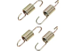 X AUTOHAUX 4pcs 6cm Length Gold Tone Plated Steel Motorcycle Brake Pedal Return Spring for Suzuki