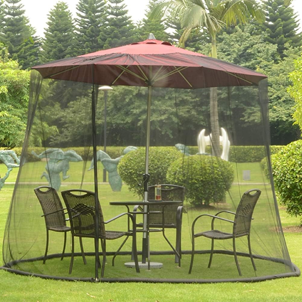 9 10ft Patio Umbrella Screen Umbrella With Mosquito Net Camping Tents Outdoor Patio Netting Canopy Mesh Amazon Ca Patio Lawn Garden