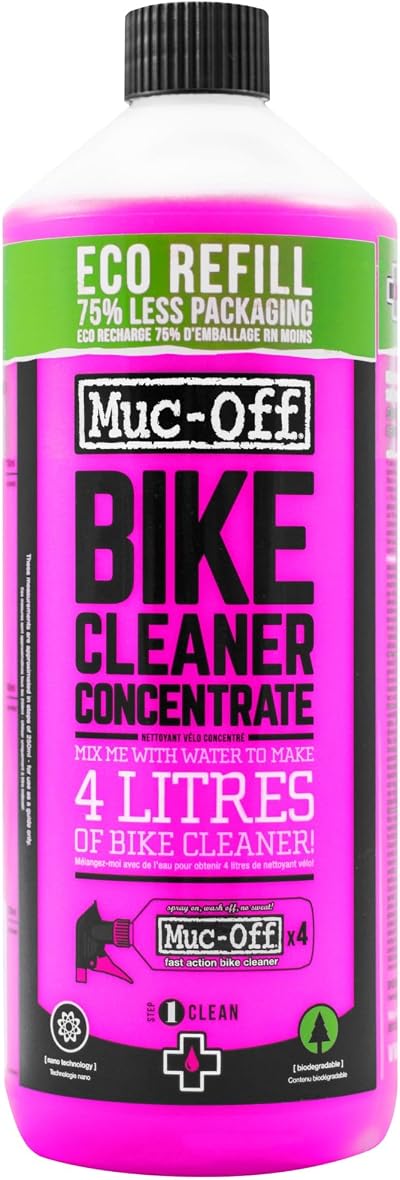 Muc-Off Bike Cleaner Concentrate Nano Tech 1L - Biodegradable, Multi-Use