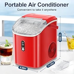 ZAFRO Portable Ice Maker Countertop wiht