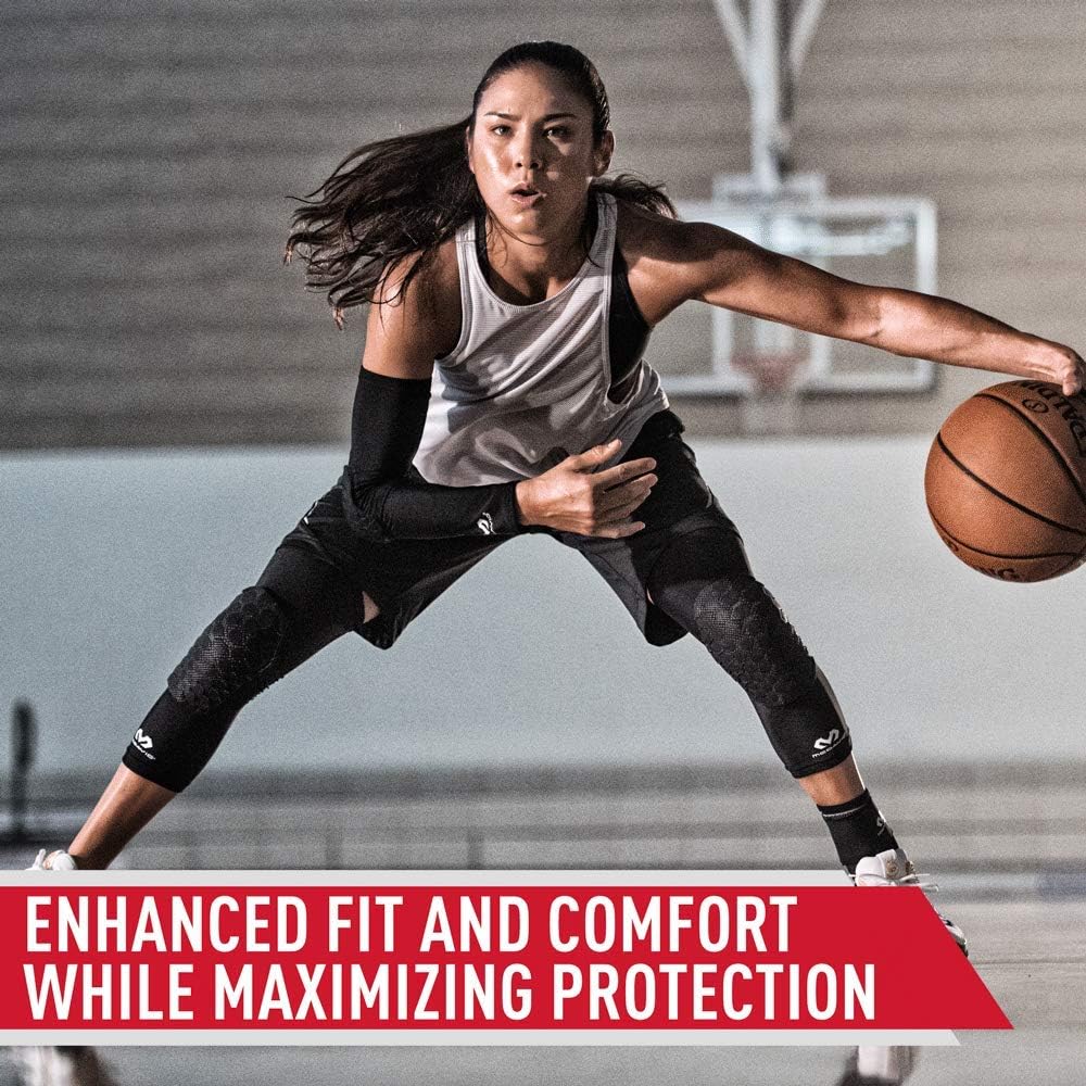 McDavid Teflx Padded Leg Sleeves and Compression, Pair : Sports & Outdoors