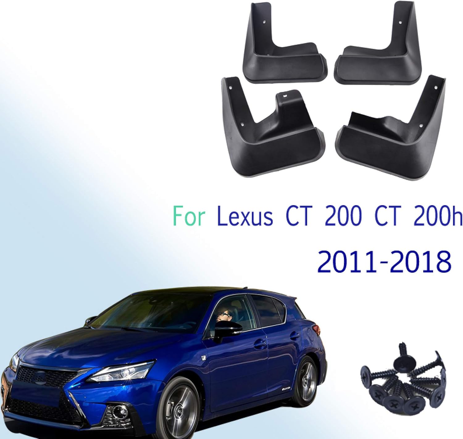 海外輸入 Al 適用 レクサス Ct クラス Ct0h 11 17 4ピース マッド フラップ スプラッシュ ガード フェンダー マッドガード キット マッド フラップ スプラッシュ ガード マッドガード Al Jj 9519 通常2 3週間前後で発送 土日祝日除く 送料無料 高い素材