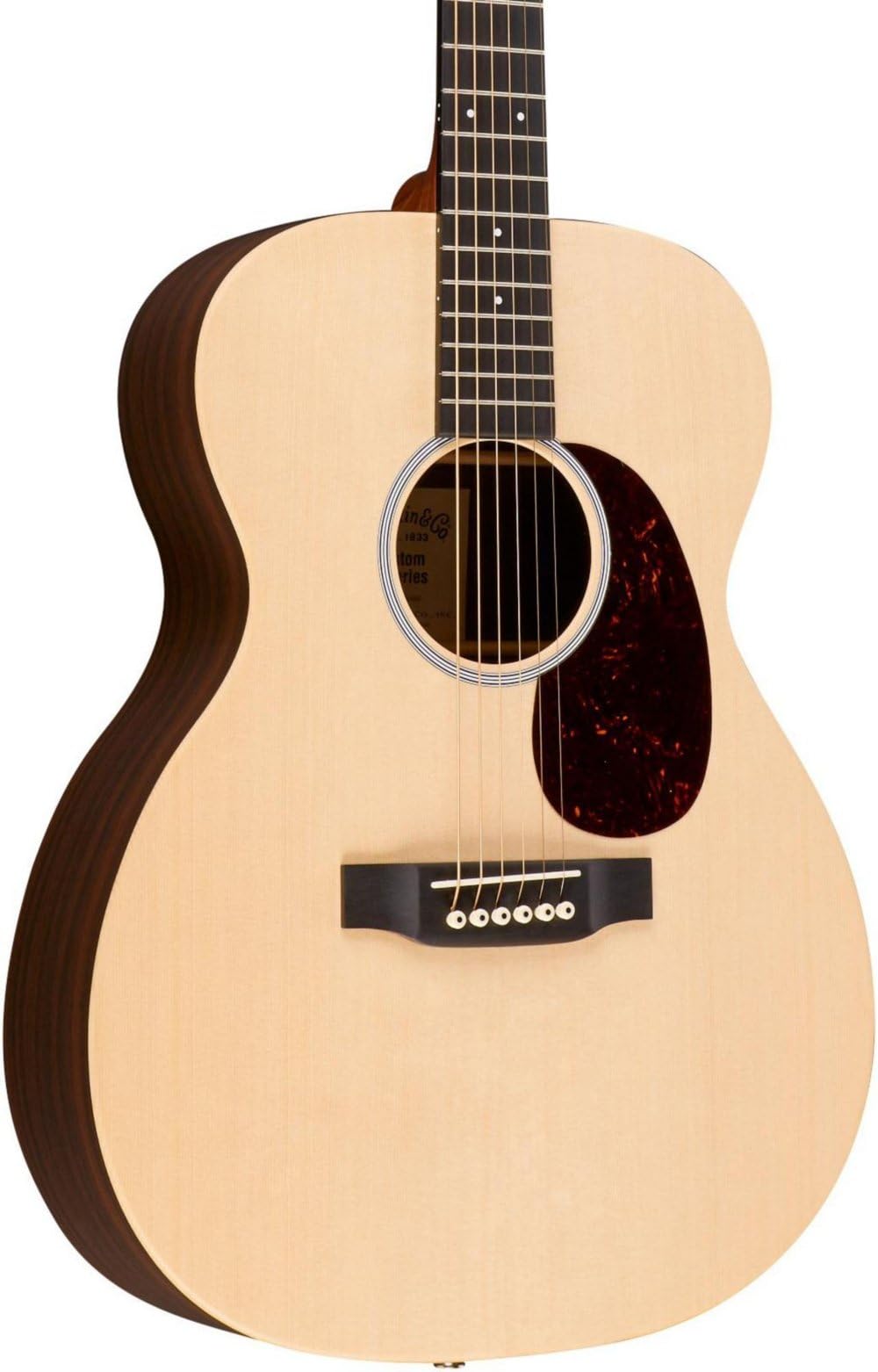 Martin X Series Custom 000X1AE Rosewood HPL Auditorium Acoustic-Electric Guitar Natural