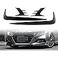 JOYOTO AKASAKA Front Fog Light Eyebrow Lamp Cover Front Bumper Trim Fit for Honda Accord 2018 2019 2020
