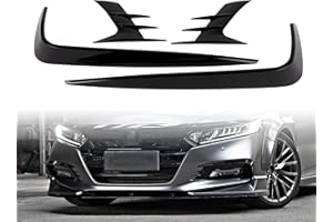 JOYOTO AKASAKA Front Fog Light Eyebrow Lamp Cover Front Bumper Trim Fit for Honda Accord 2018 2019 2020