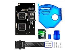 COVOZAMA GDEMU V5.15 & V5.15b Optical Drive Emulation Board for SEGA Dreamcast - Remote Card Mount Kit with SD Extension Cable, Compatible with DC VA1 Console (Blue V5.15)