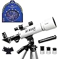 Kenko Telescope Sky walker SW-0, Refracting Telescope, for starry sky and ground observations, Light Weight, White, 111161