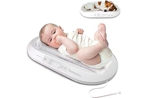 Charmline Digital Baby Scale with Wiggle-Proof Algorithm,Pet Scales for Cats and Dogs,Baby Weight Scale with oz/lb/g/kg Unit up to 88 lbs