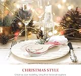 DOITOOL Ceramic Christmas Spoon Rest with Gnome Design for Holiday Kitchen view 7