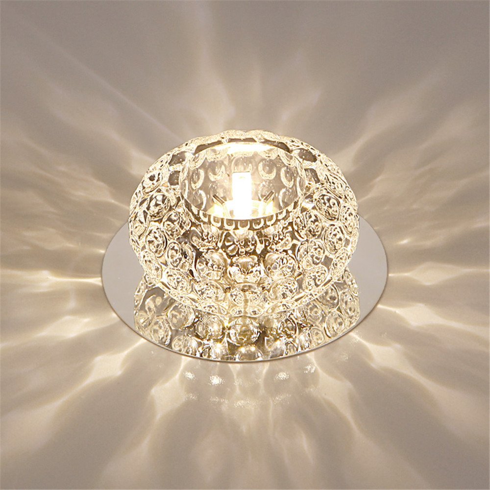 100mm Modern Led Pendant Flush Mount Ceiling Fixtures Light Crystal Light Spotlight Led Ceiling Light Entrance Light Cattle Eye Down Lamp Creative Ceiling Lamp Porch Patio Lights Outdoor Lighting Urbytus Com