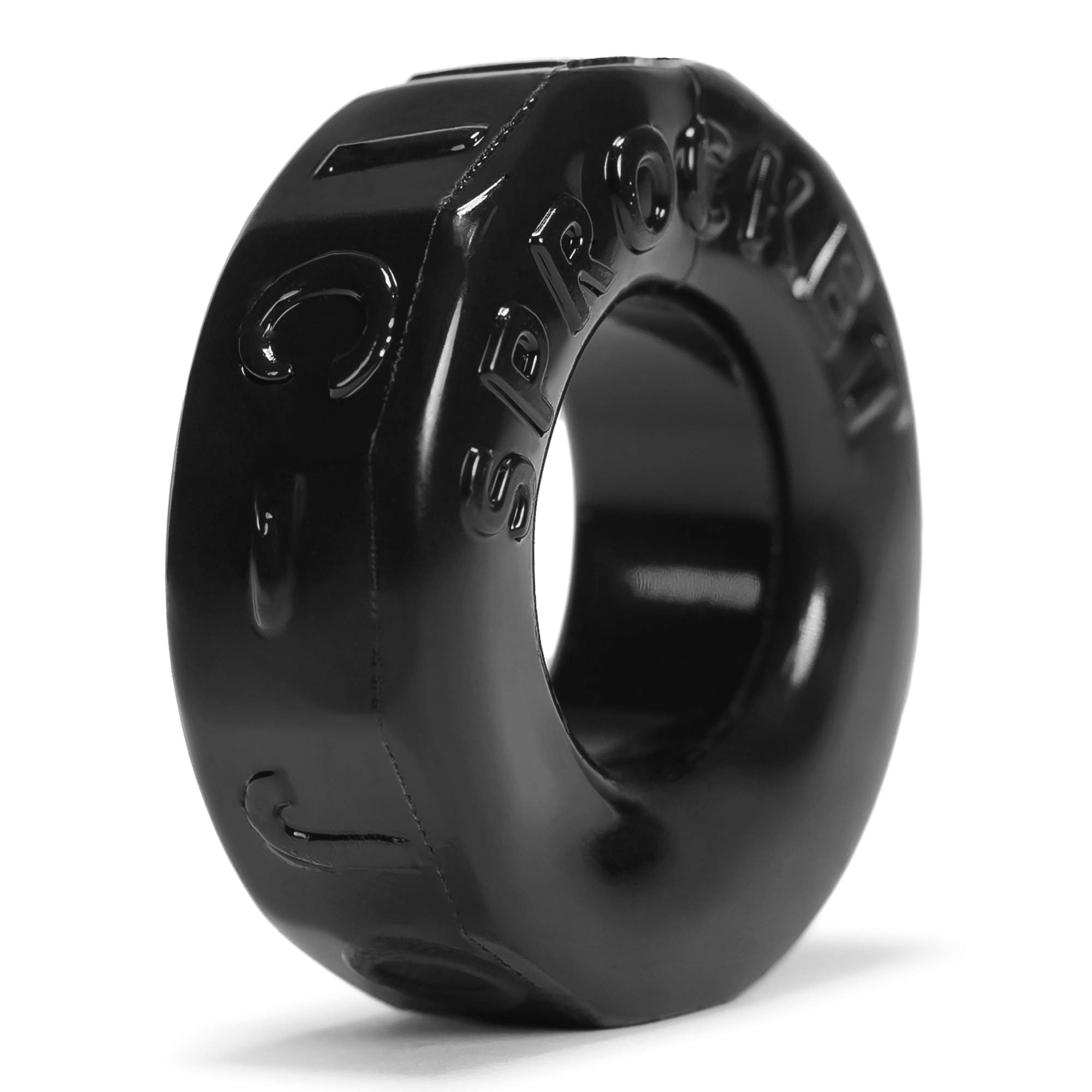 OXBALLS Sprocket Cock Ring, One Size, Black