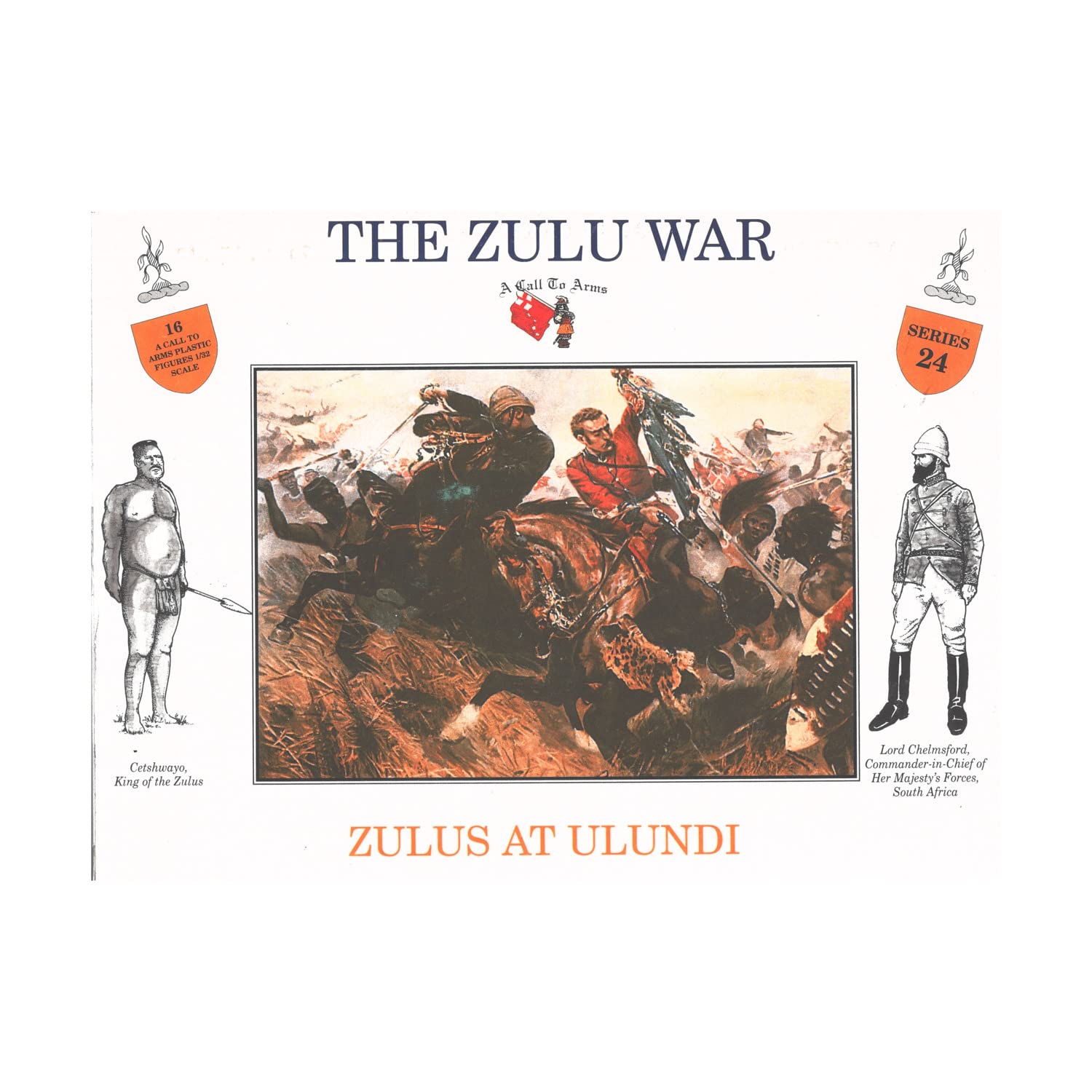 A Call To Arms #24 Zulus at Ulundi 1:32 Plastic Figures