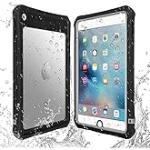 AICase iPad mini 4/iPad mini 5 Waterproof Case, High Touch Sensitivity ID IP68 360 Degree Shockproof Protective Cover with Kickstand