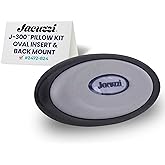 Jacuzzi 2472-824 J-300 Pillow Insert Back Mount Replacement 2014-2025 | Genuine Jacuzzi Assembly, Includes Pillow And Mount Components, Uv-Resistant Build, Maintains Original Headrest Fit