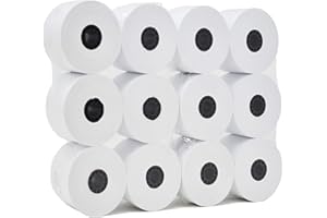 BUYREGISTERROLLS (96 Rolls) Adding Machine/Calculator Roll, 2-1/4" x 150 ft, White - Top of the Line sharp calculator paper - universal 35720 - Printing Calculator 10 Key Adding Machine/Calculator Roll