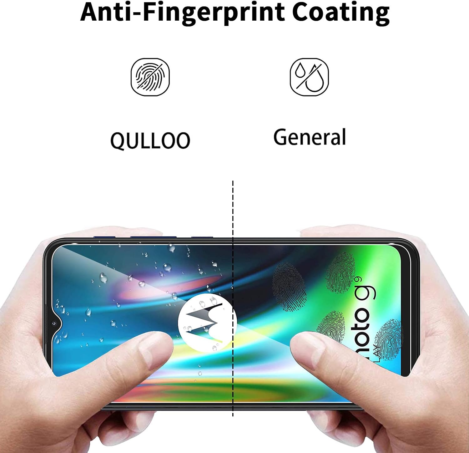 QULLOO Glass Screen Protector for Motorola Moto G9 Play/Moto G10 / Moto G30 - Image 5