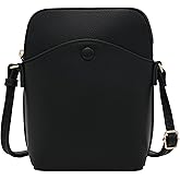 Solene Small Crossbody Bag with Gold Hardware, Mini Shoulder Purse with Adjustable Strap